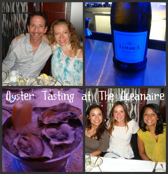 Oysters and Prosecco at The Oceanaire Seafood Room