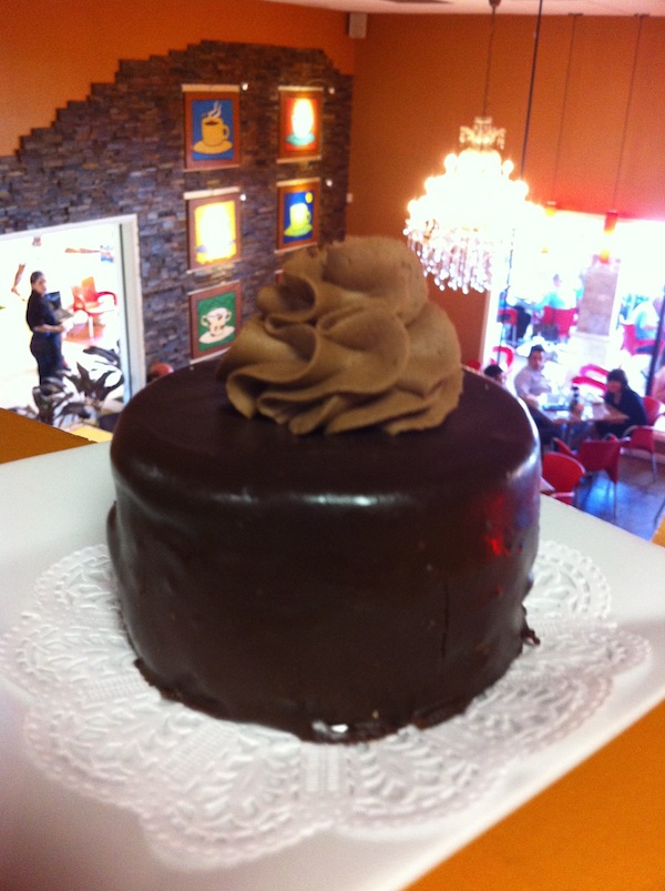 Recipe Time: Chocolate Mousse Cake at Saquella Cafe