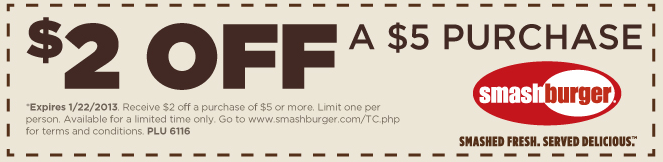 Save at the Brand New Smashburger in Boynton