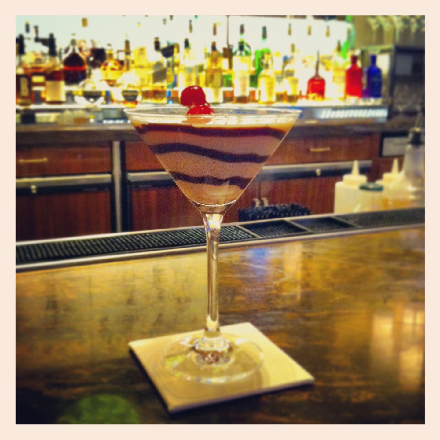 Day 12: A Celebration of Chocolate – Chocolate Covered Cherry Martini at HMF