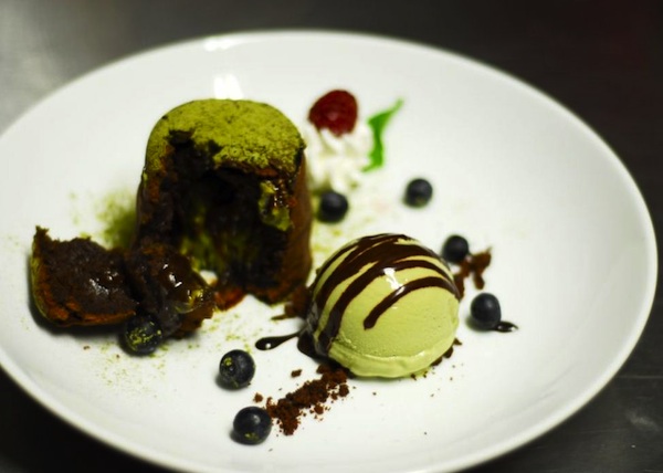 Day 8: A Celebration of Chocolate – Green Tea Chocolate Lava Cake from Palm Sugar