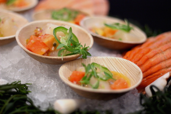 Bay Scallop Crudo from The Dutch