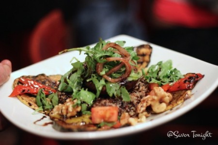 Quinoa + Grilled Vegetable Salad with Arugula