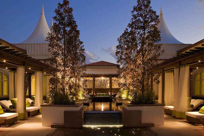 Eau Spa Outdoor Garden, photo courtesy of Eau Palm Beach