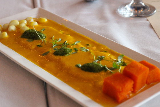 Tiradito de aji amarillo