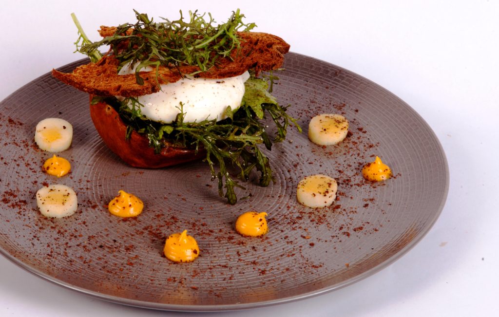 Commonwealth Miami - Burrata Salad with butternut squash puree - courtesy of Commonwealth Miami