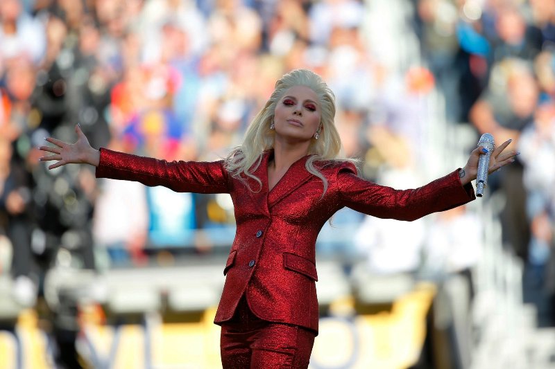 super bowl watch - lady gaga performs - courtesy of lady gaga.