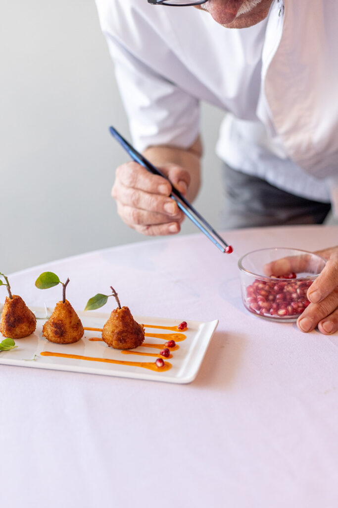 Serrano and Manchego cheese croquettes 